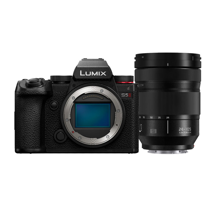 Panasonic LUMIX S5 II con 24/105 - Garanzia Fowa 4 anni - A CASA TUA IN 3/4 GIORNI - SCONTO IN CASSA -200€ CON VENDITA ABBINATA FINO AL 10/05/26