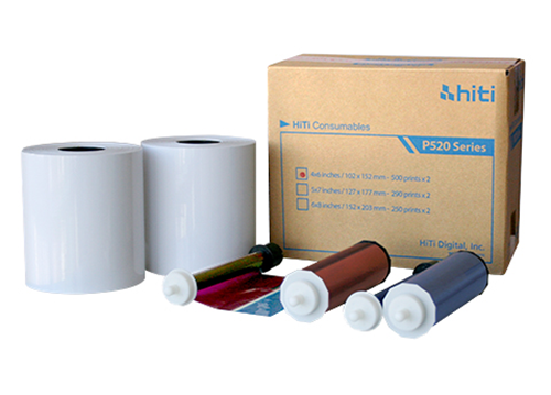 Hi-Ti P-520/P-525 2 RIBBON 10X15 (4X6) - 13x18 (5x7) - 15x20 (6x8)