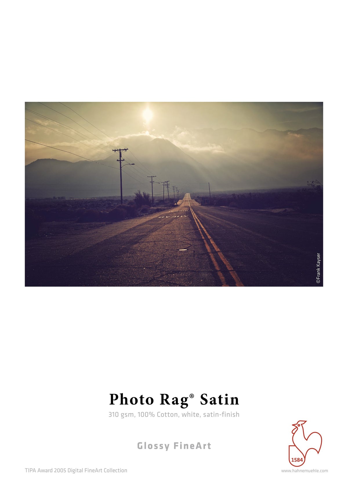Hahnemuhle Photo Rag  Satin gr310  cm61x12m