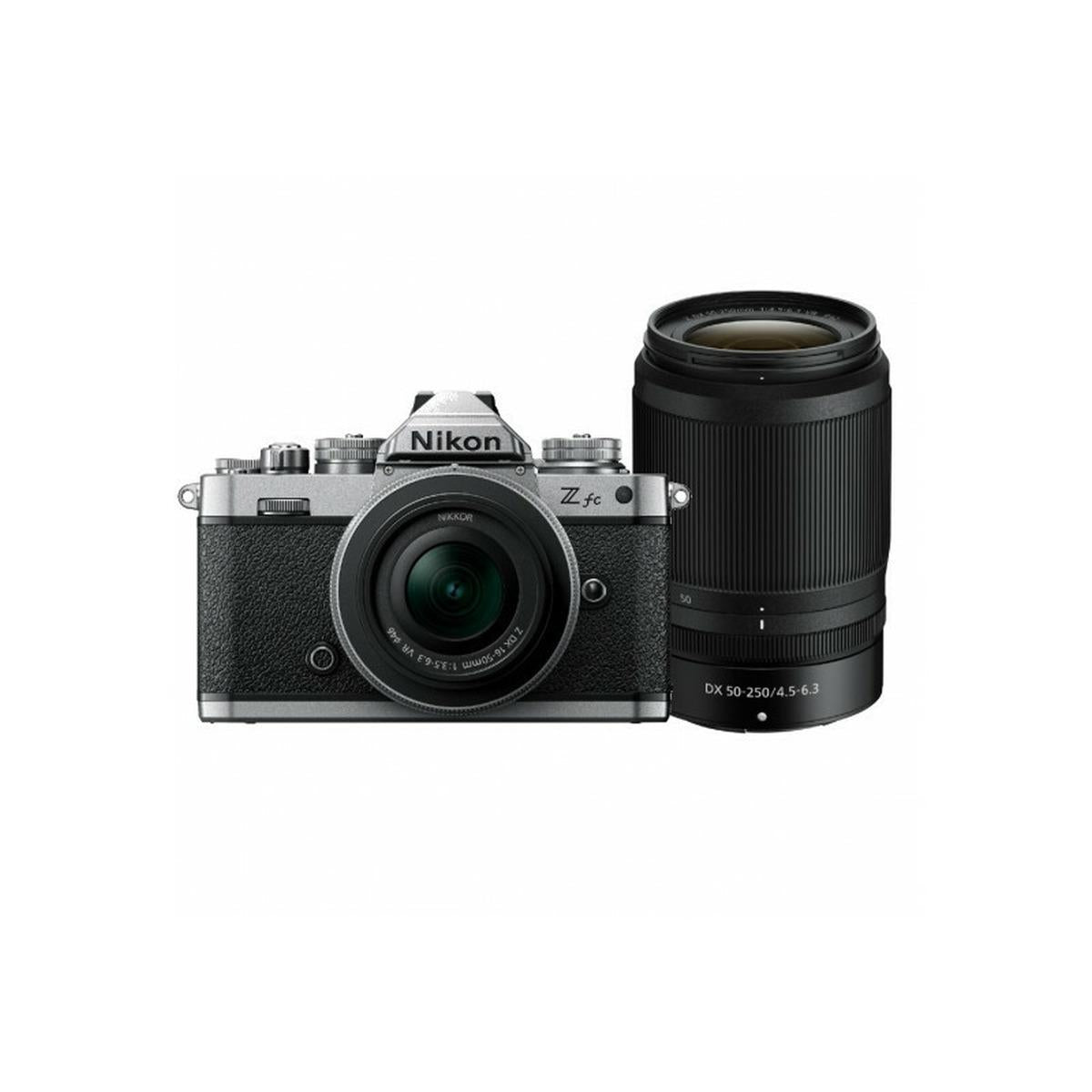 Nikon Z FC + Z DX 16-50 VR + Z DX 50-250mm VR + SD 64GB - Garanzia 6 anni Nital - A CASA TUA IN 3/4 GIORNI - SCONTO IN CASSA FINO AL 27/05/26