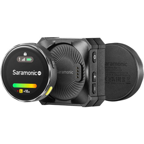 Saramonic Blink Me 2-person Clip-on Sistema Microfonico Wireless Con Touchscreen E Registrazione