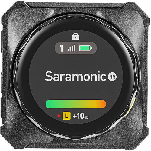 Saramonic Blink Me 2-person Clip-on Sistema Microfonico Wireless Con Touchscreen E Registrazione