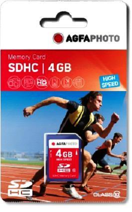 AgfaPhoto 4/8/16GB SDHC High Speed