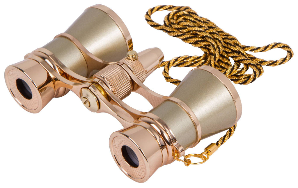 Binocolo da teatro Levenhuk Broadway 325F (con luce LED e cordoncino da collo)