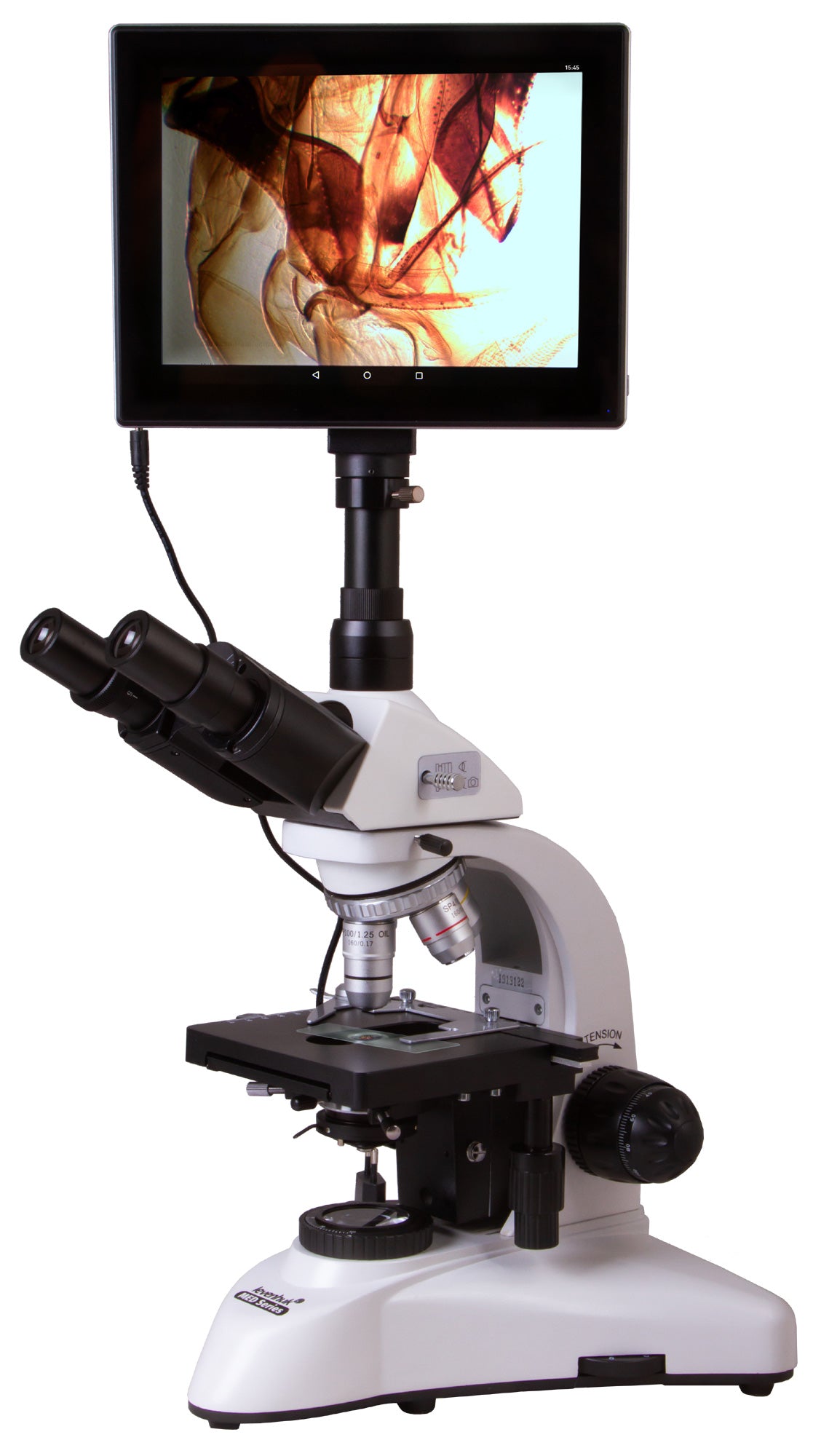 Microscopio trinoculare digitale Levenhuk MED D20T LCD