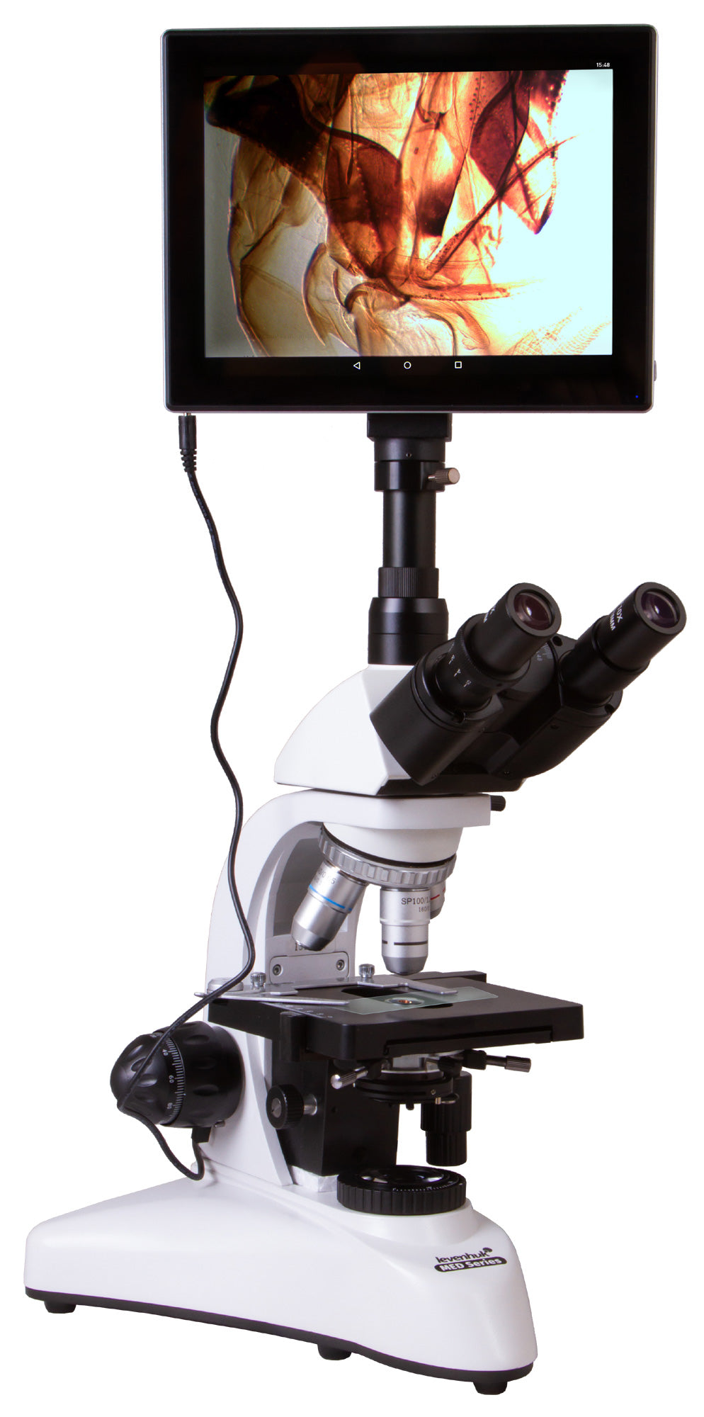 Microscopio trinoculare digitale Levenhuk MED D20T LCD