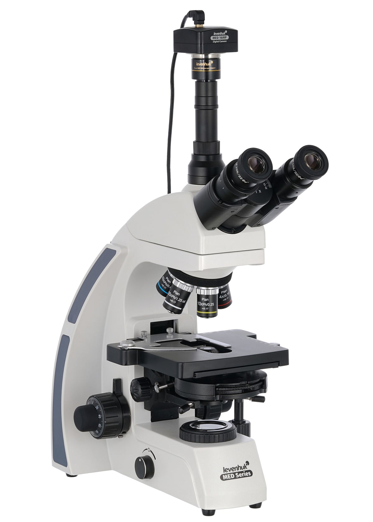 Microscopio trinoculare digitale Levenhuk MED D45T