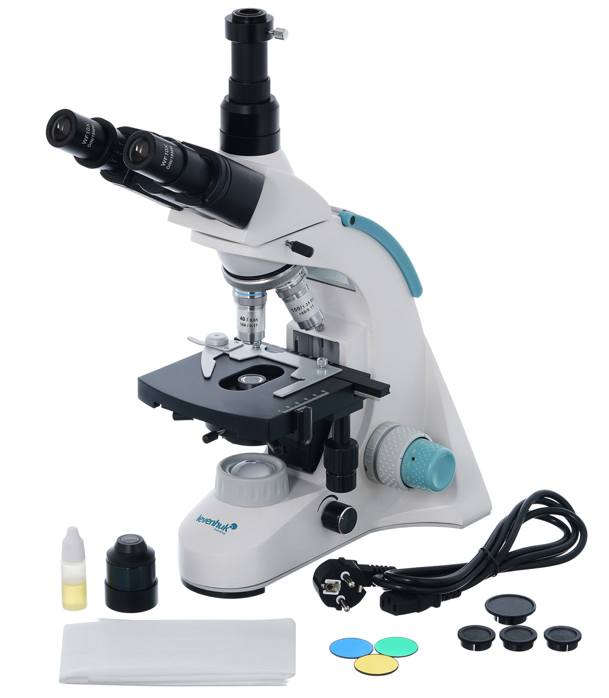 Microscopio trinoculare Levenhuk 950T DARK