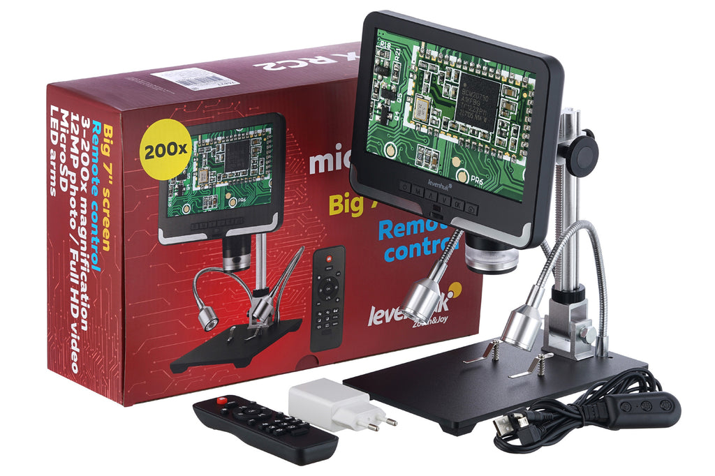 Microscopio con telecomando Levenhuk DTX RC2
