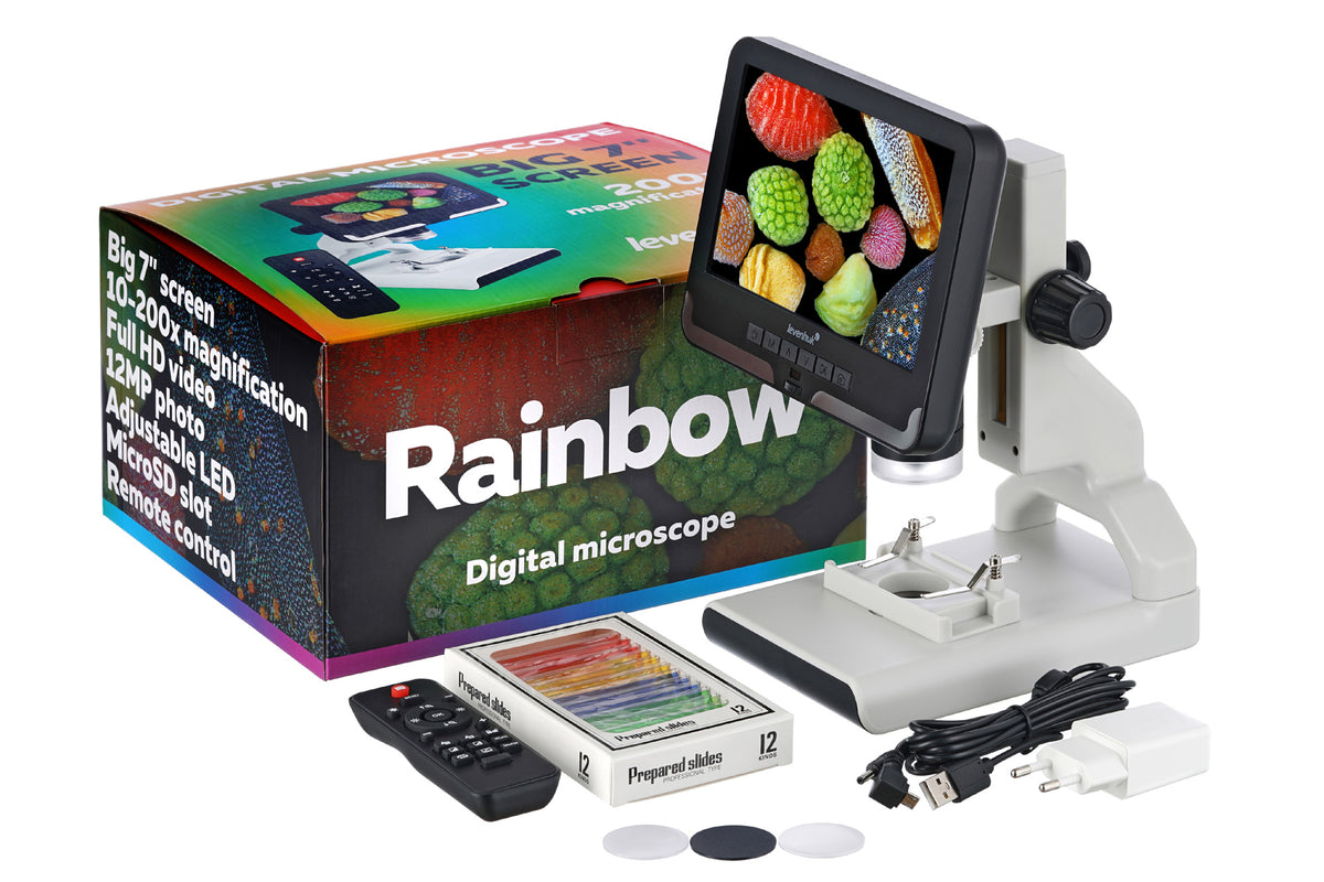 Microscopio digitale Levenhuk Rainbow DM700 LCD