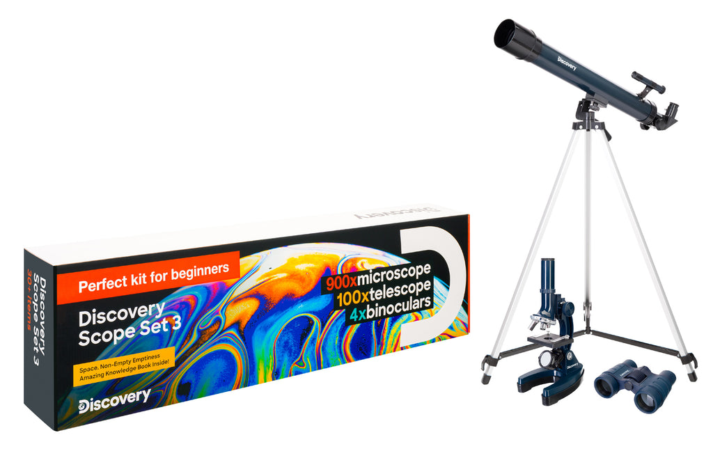 Set Discovery Scope 3 con libro