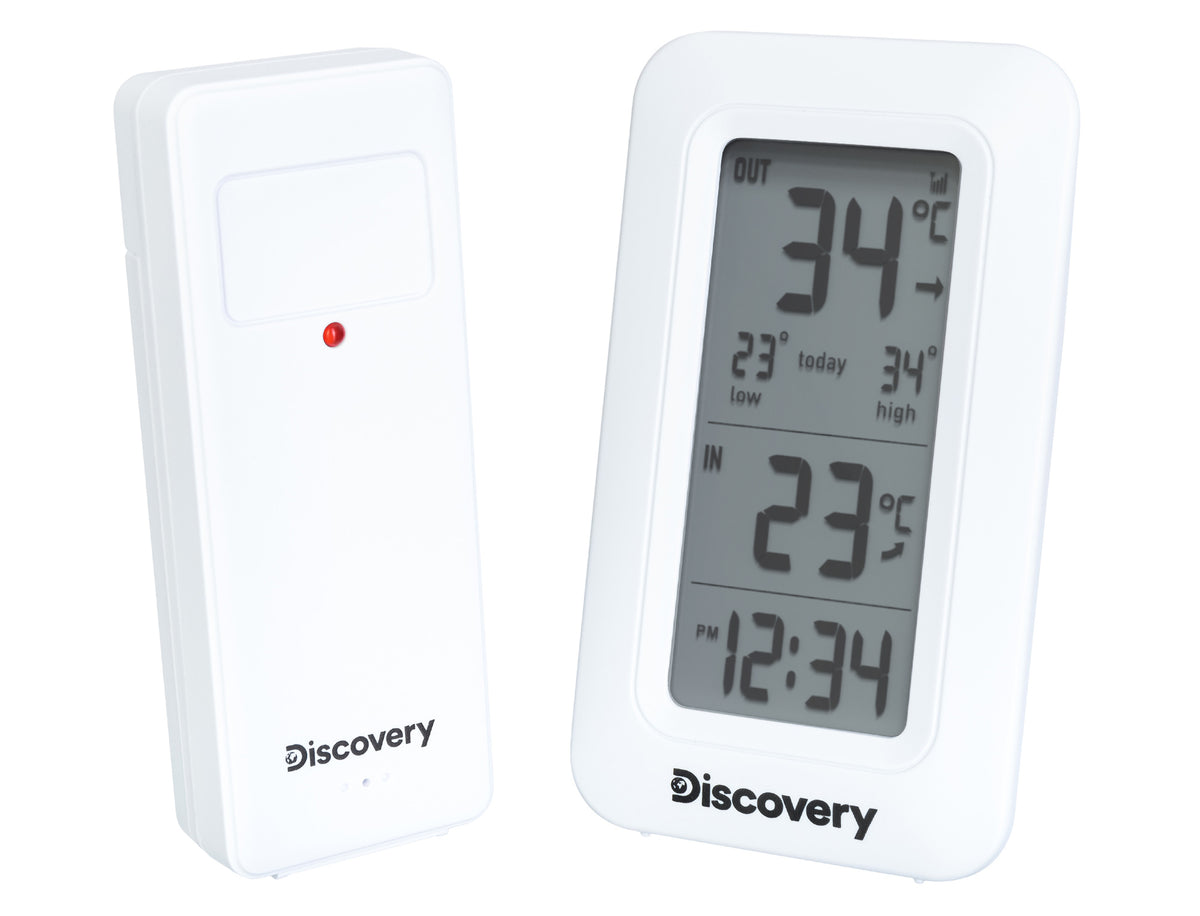 Stazione meteorologica con orologio Discovery Report W10