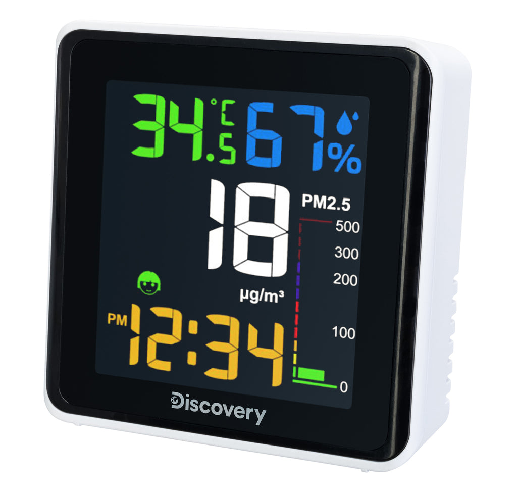 Stazione meteorologica Discovery Report WA30 con monitor del particolato nell’aria