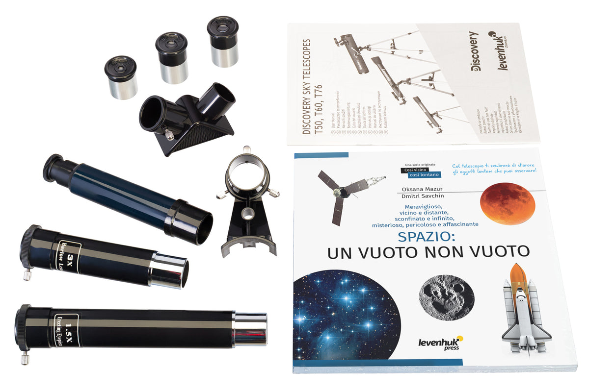 Telescopio Discovery Sky T60 con libro