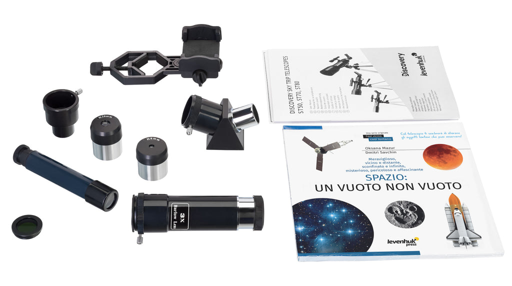 Telescopio Discovery Sky Trip ST50 con libro