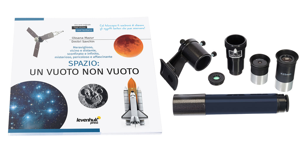 Telescopio Discovery Spark 114 EQ con libro