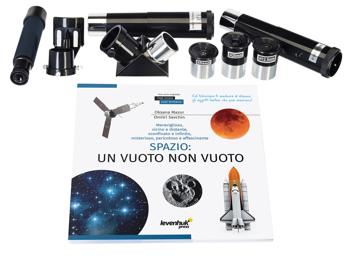 Telescopio Discovery Spark 709 EQ con libro