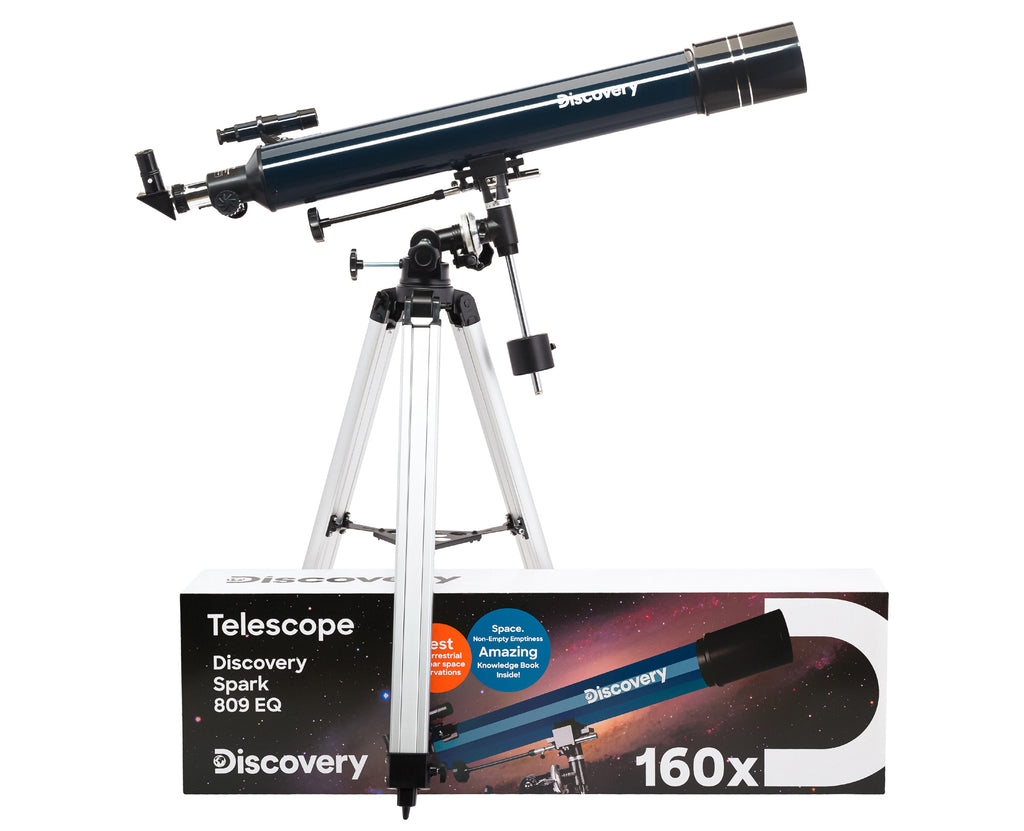 Telescopio Discovery Spark 809 EQ con libro