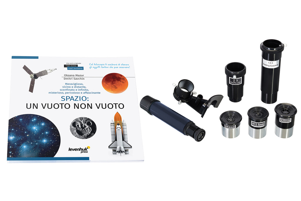 Telescopio Discovery Spark Travel 76 con libro