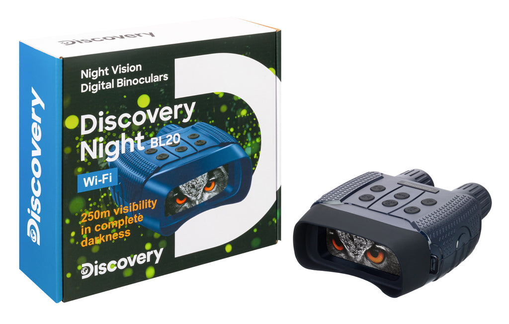 Visore notturno binoculare digitale Discovery Night BL20 con treppiede