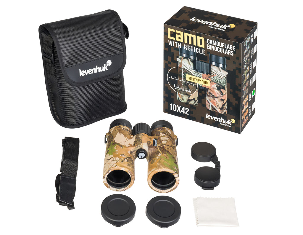 Binocolo con reticolo Levenhuk Camo 10x42