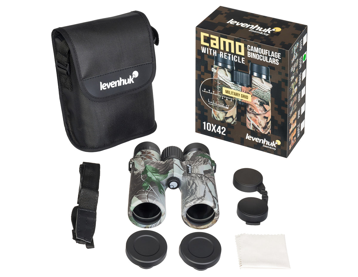 Binocolo con reticolo Levenhuk Camo 10x42