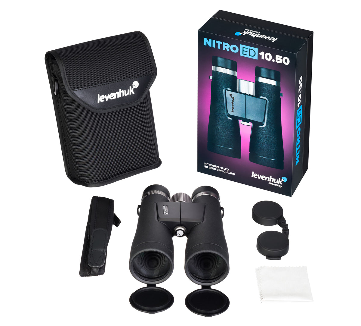 Binocolo Levenhuk Nitro ED 10x50