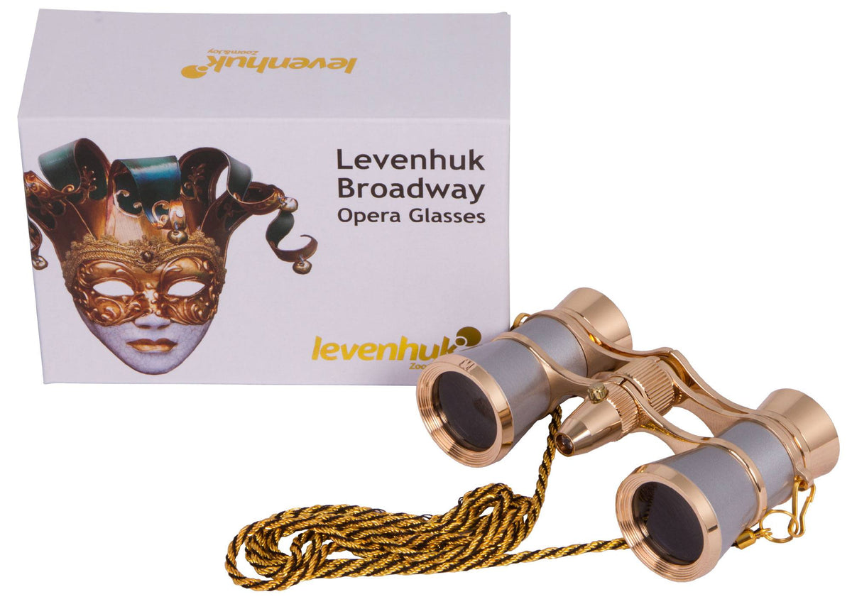 Binocolo da teatro Levenhuk Broadway 325F (con luce LED e cordoncino da collo)