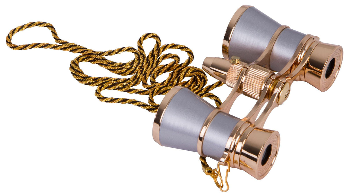 Binocolo da teatro Levenhuk Broadway 325F (con luce LED e cordoncino da collo)