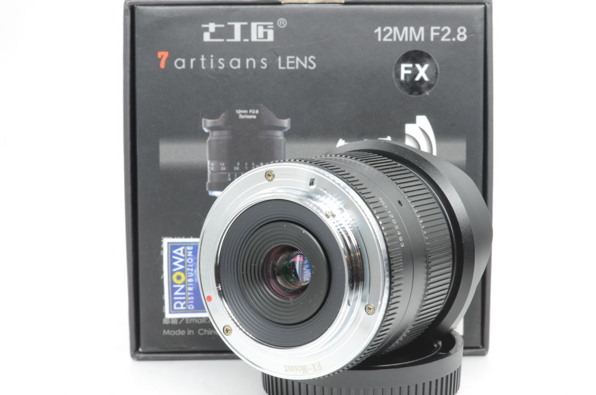 7artisans 12mm f/2.8  APS-C X Canon M