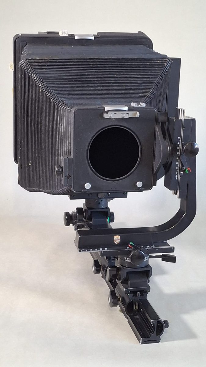 Linhof Kardan Master Gtl-8x10 " Con 5 Chassis + 2 Valige Di Metallo