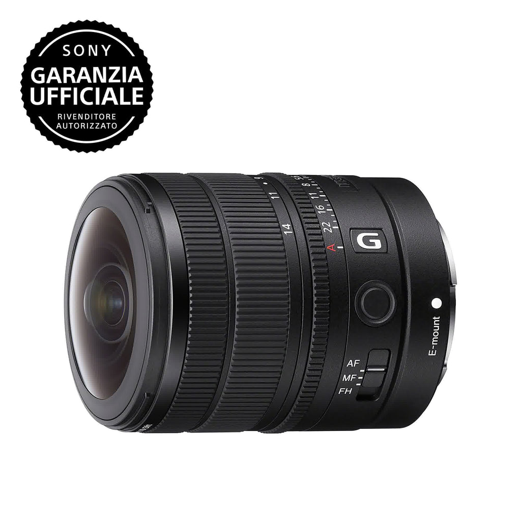 Sony FE 8-14mm F3.5 Fisheye G SEL814GB.SYX - Garanzia 2+1 Sony Italia