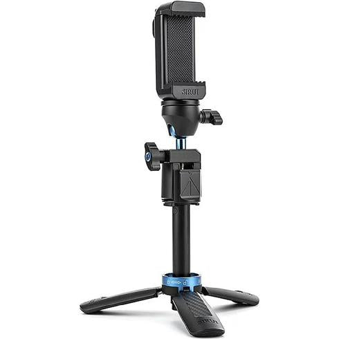 SIRUI TSH-01B Mini treppiede e selfie stick per smartphone - Nero/Blu