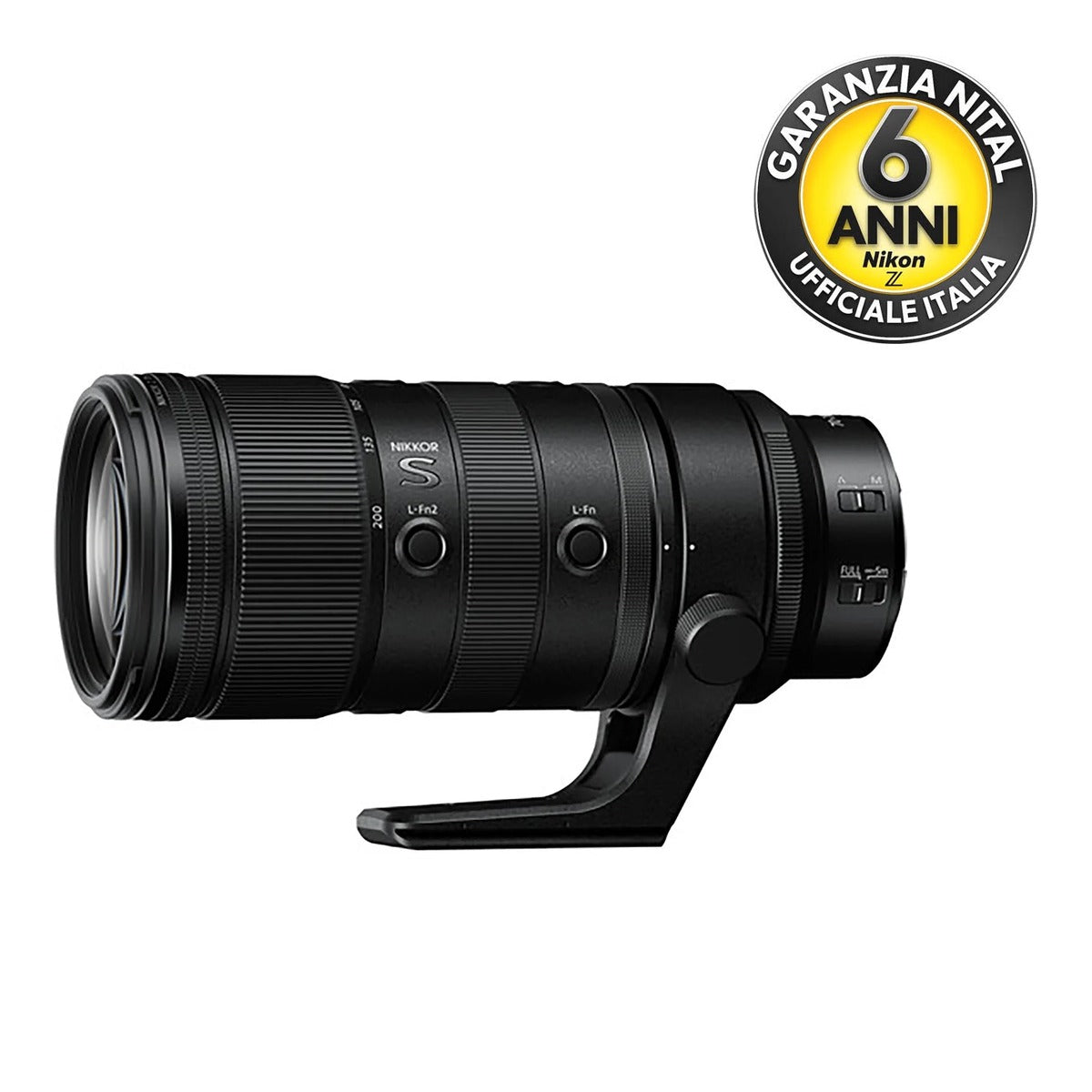 Nikkor Z 70‑200mm f/2.8 VR S II - Garanzia Nital 6 anni