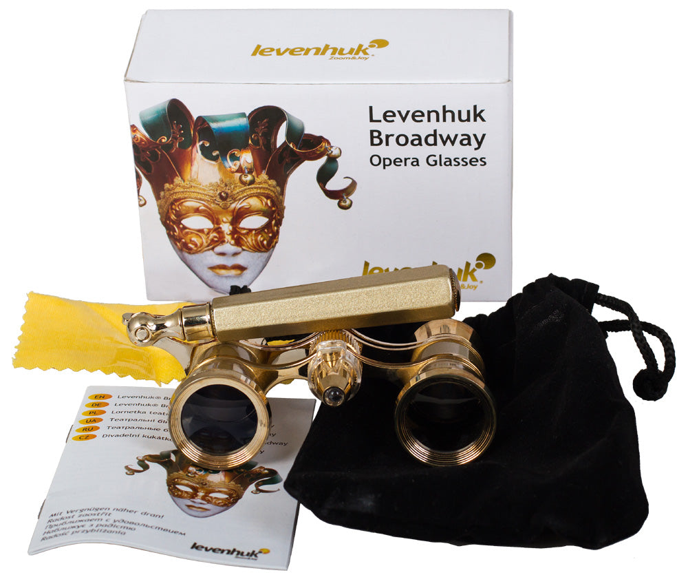Binocolo da teatro Levenhuk Broadway 325N (lorgnette con luce LED)