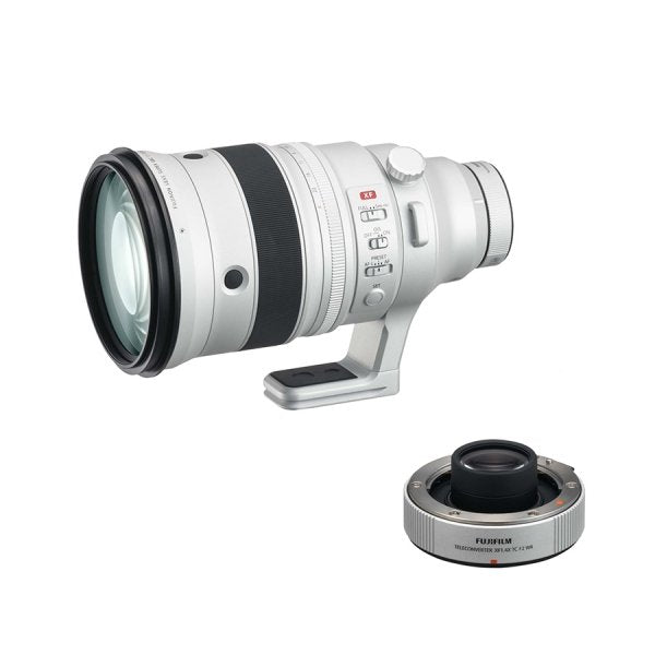 Fujifilm Fujinon XF 200mm F/2.0  LM OIS WR + XF 1.4 TC F2 WR - Garanzia Fujifilm Italia - A CASA TUA IN 3/4 GIORNI