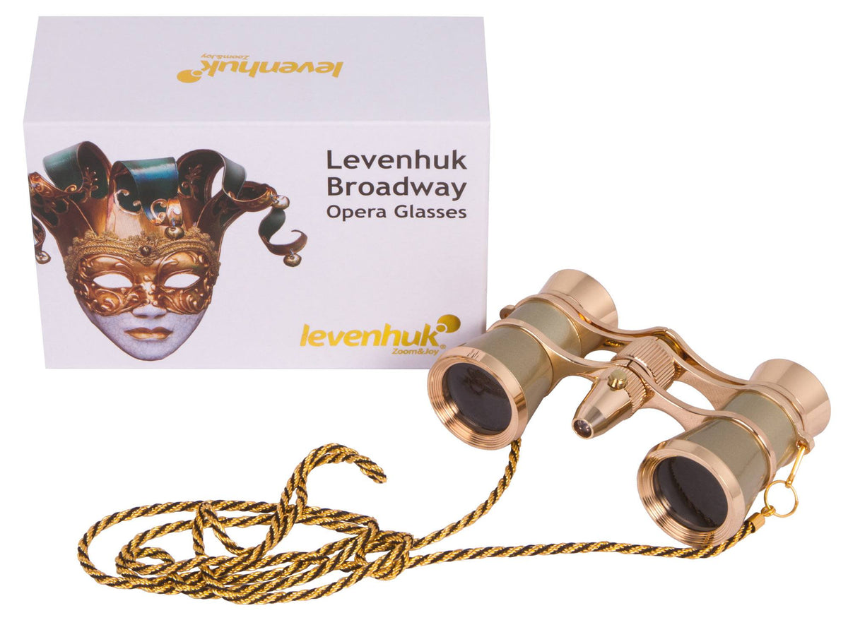 Binocolo da teatro Levenhuk Broadway 325F (con luce LED e cordoncino da collo)