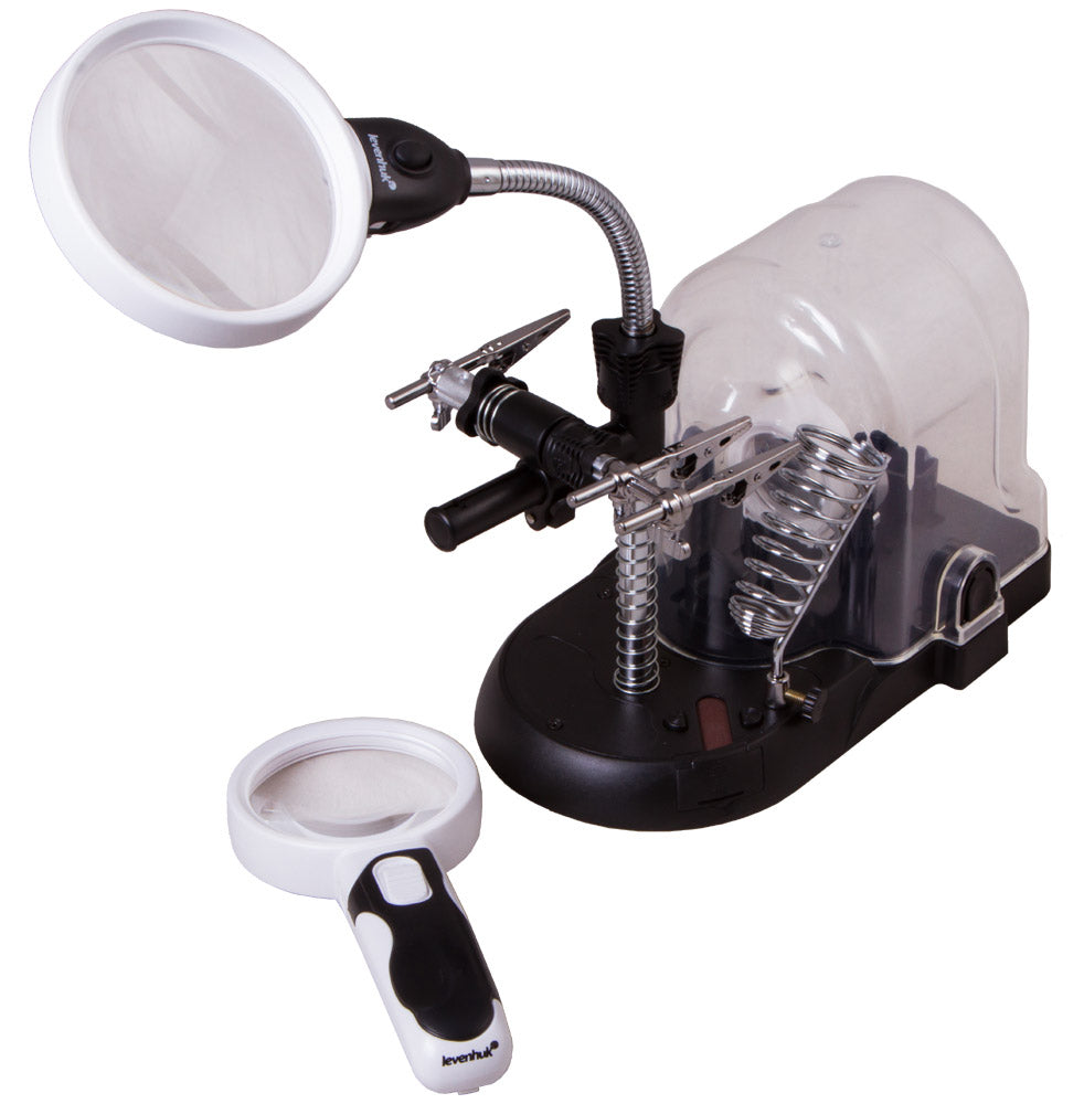 Lente d’ingrandimento nera Levenhuk Zeno Multi ML17