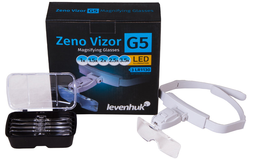 Occhiali d’ingrandimento Levenhuk Zeno Vizor G5