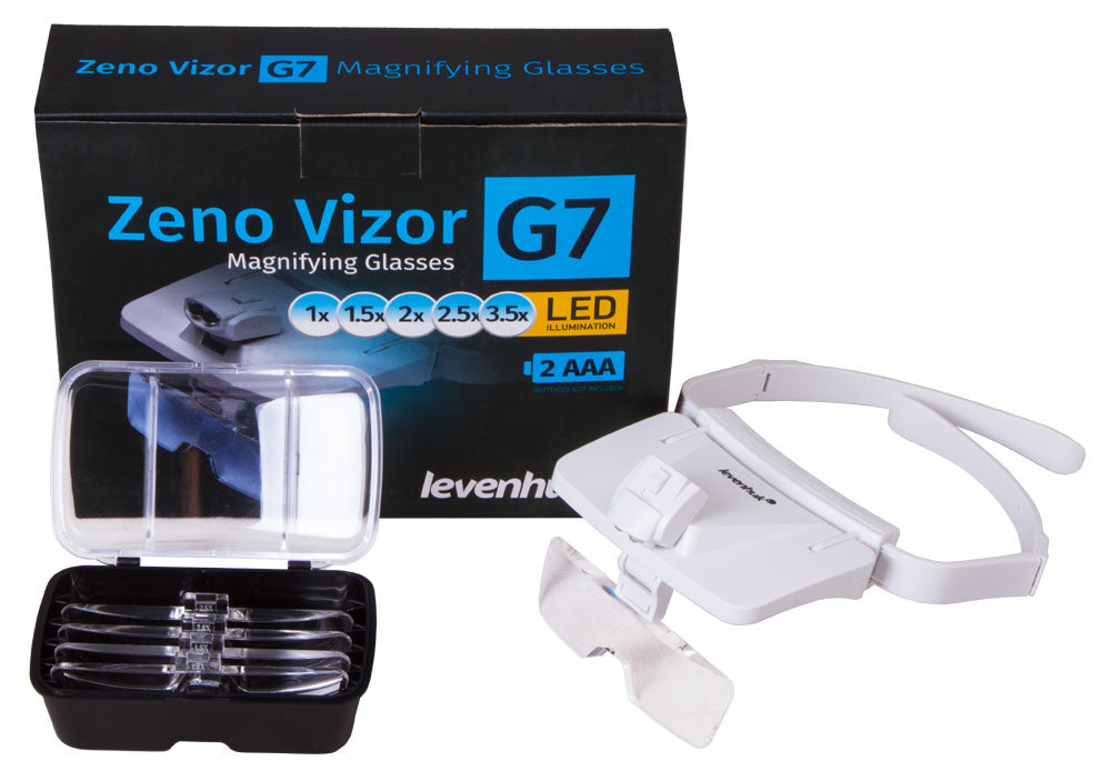 Occhiali d’ingrandimento Levenhuk Zeno Vizor G7