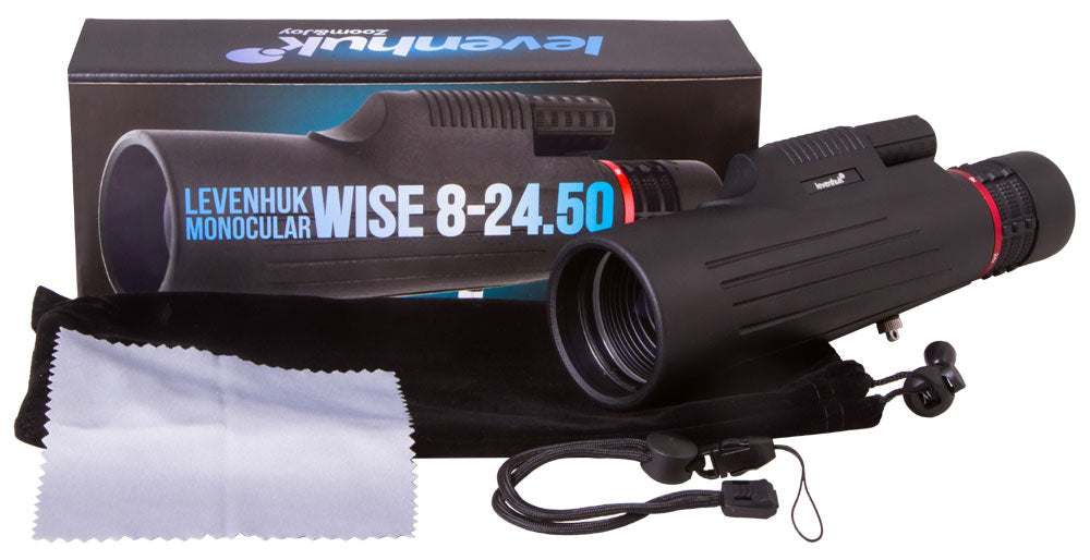 Monocolo Levenhuk Wise 8–24x50