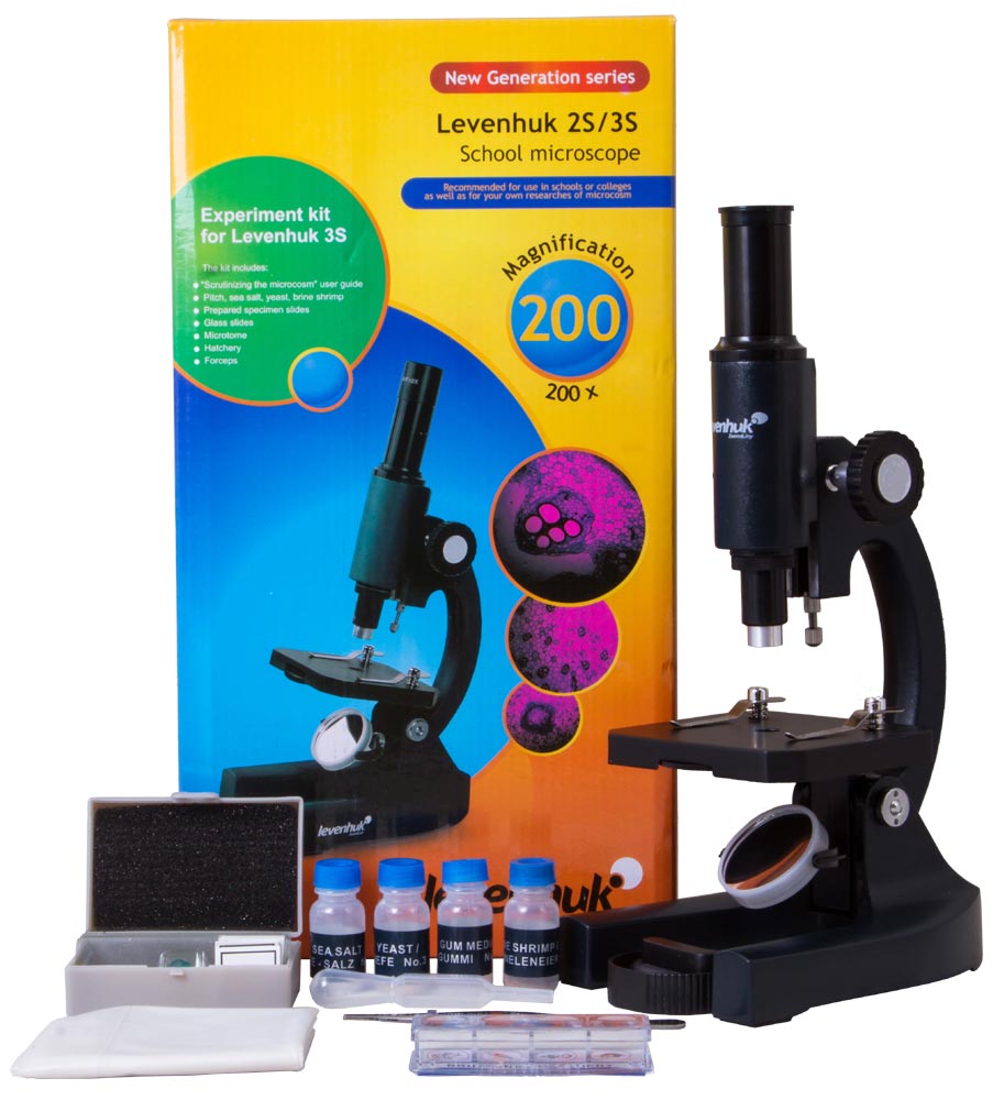 Microscopio monoculare Levenhuk 3S NG