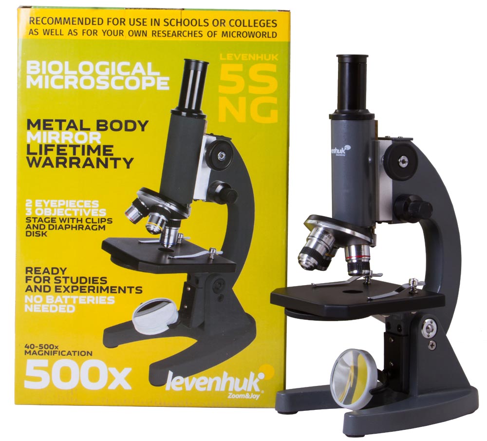 Microscopio monoculare Levenhuk 5S NG