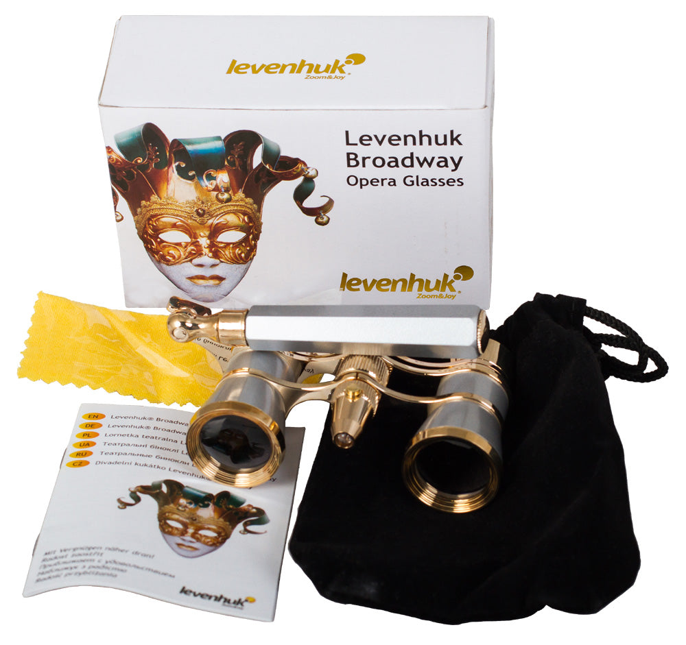 Binocolo da teatro Levenhuk Broadway 325N (lorgnette con luce LED)