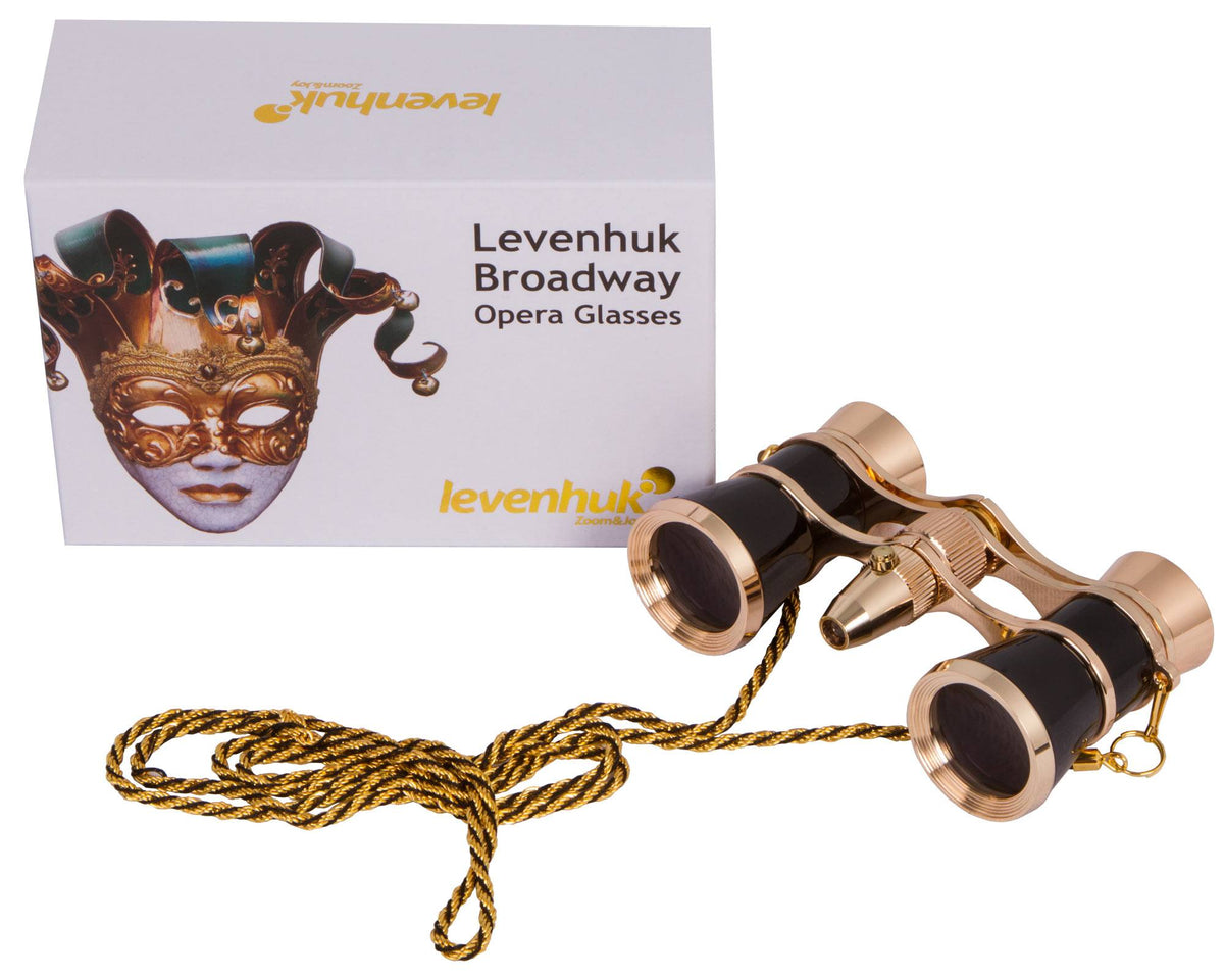 Binocolo da teatro Levenhuk Broadway 325F (con luce LED e cordoncino da collo)