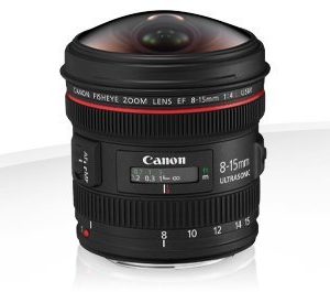 Canon EF 8-15mm f/4 L USM Fisheye – Garanzia Canon italia