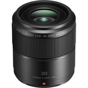 Panasonic Lumix G Macro 30mm F2.8 ASPH Mega O.I.S. (H-HS030) – Garanzia 4 anni Fowa Italia