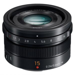 Panasonic Leica 15mm F1.7 DG SUMMILUX ASPH – Garanzia 4 anni Fowa