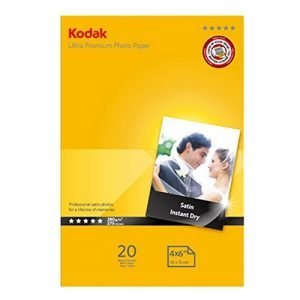 Kodak Carta Fotografica Satin Instant Dry Ultra Premium, 10X15