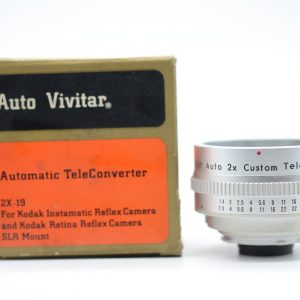 Vivitar Duplicatore Focale x Kodak Retina